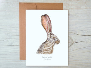 Black-tailed Jackrabbit Card