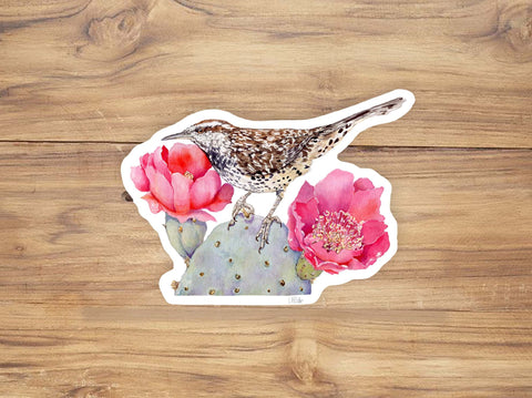 Cactus Wren Sticker