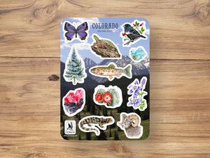 Colorado Nature State Symbols Stickers