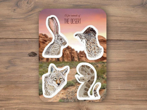 Desert Animals Sticker Sheet