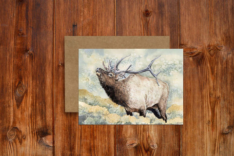 Rocky Mountain Elk Card