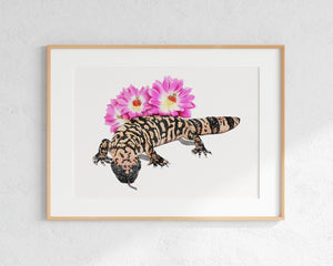 Gila Monster Print
