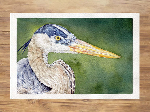 Great Blue Heron Painting