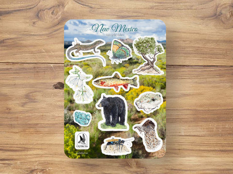 New Mexico Nature State Symbols Stickers