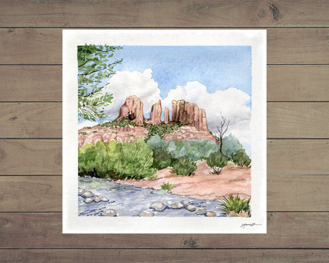 Cathedral Rock Painting