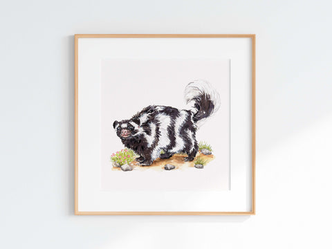 Spotted Skunk Print
