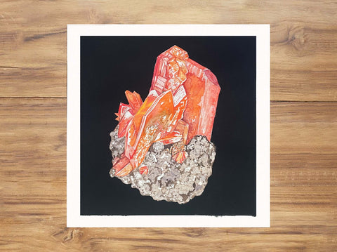 Wulfenite Illustration
