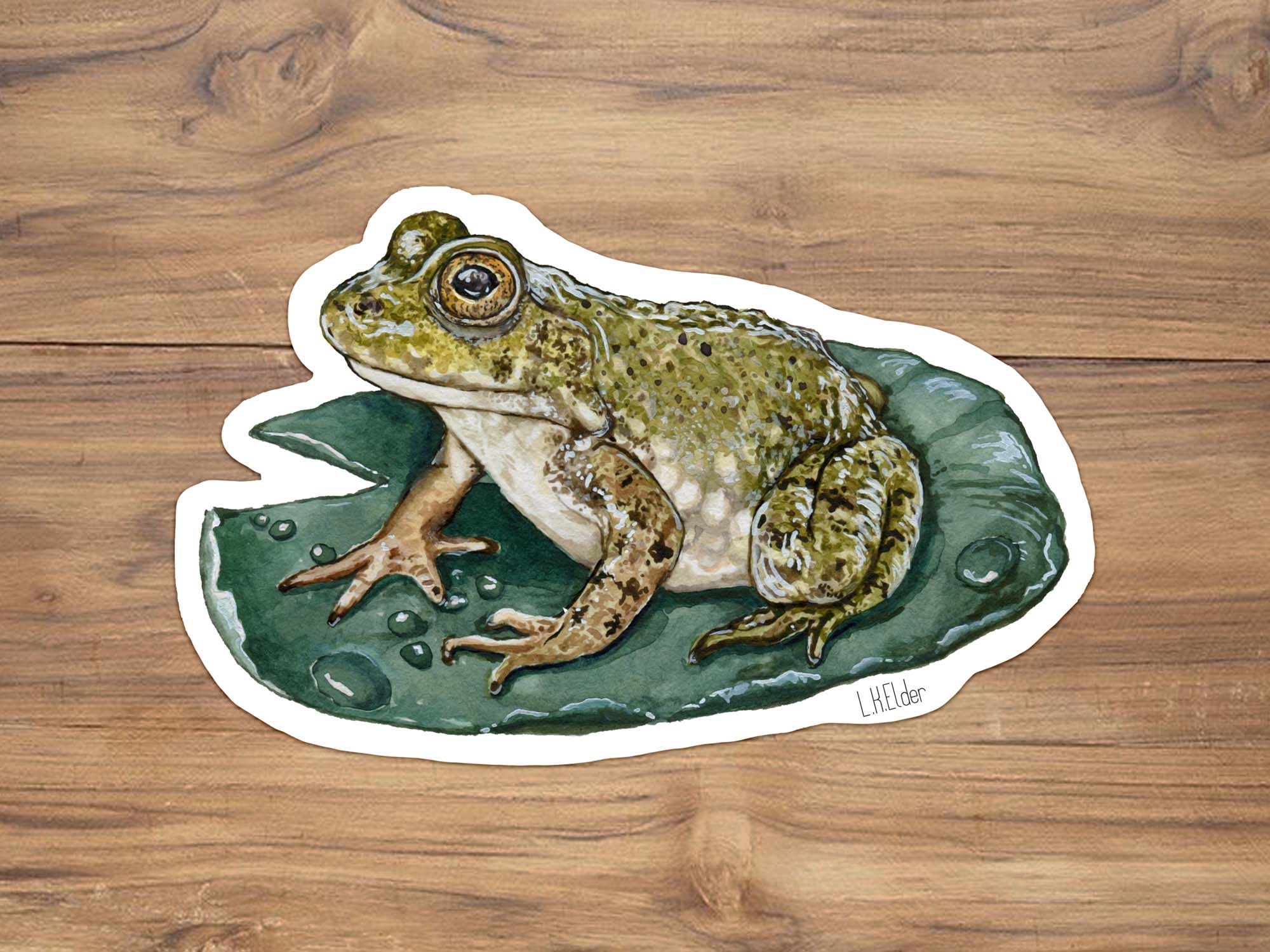 Bullfrog sticker