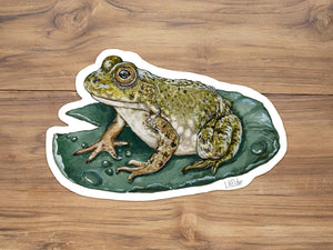 Bullfrog sticker