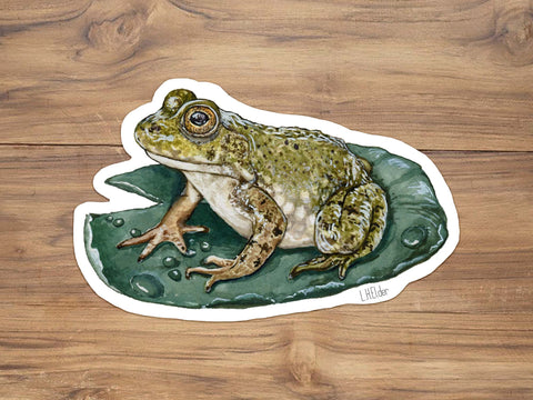 Bullfrog sticker
