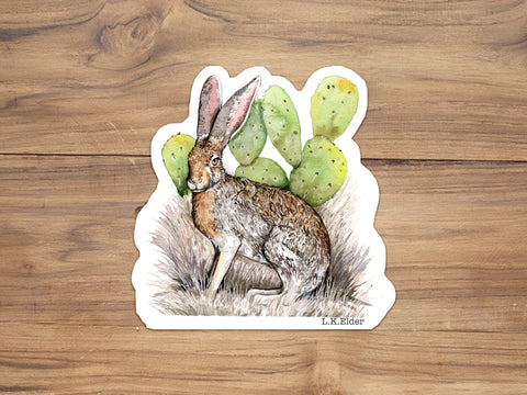 Desert Jackrabbit Sticker