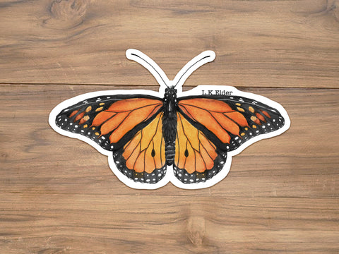 Monarch Butterfly Sticker